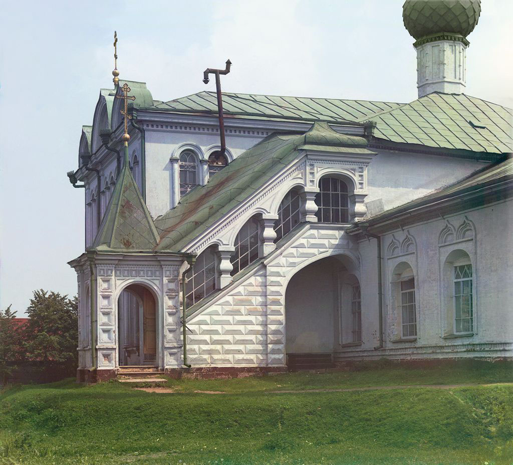 Ярославль. Вход в зимнюю церковь Федоровской Божьей Матери. 1911 год.