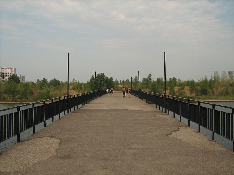 Мост через Мещерское озеро. Нижний Новгород