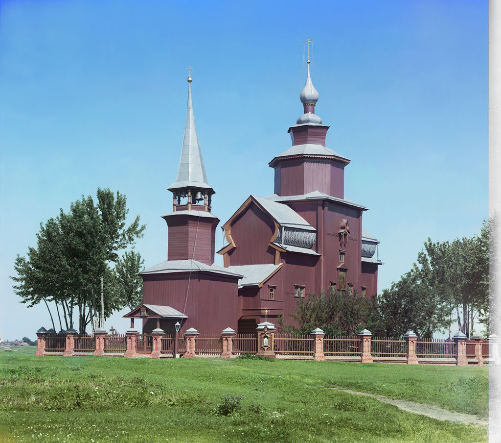 Ростов Великий. Церковь Иоанна Богослова на Ишне в 3 верстах от. Ростова. 1911 год.