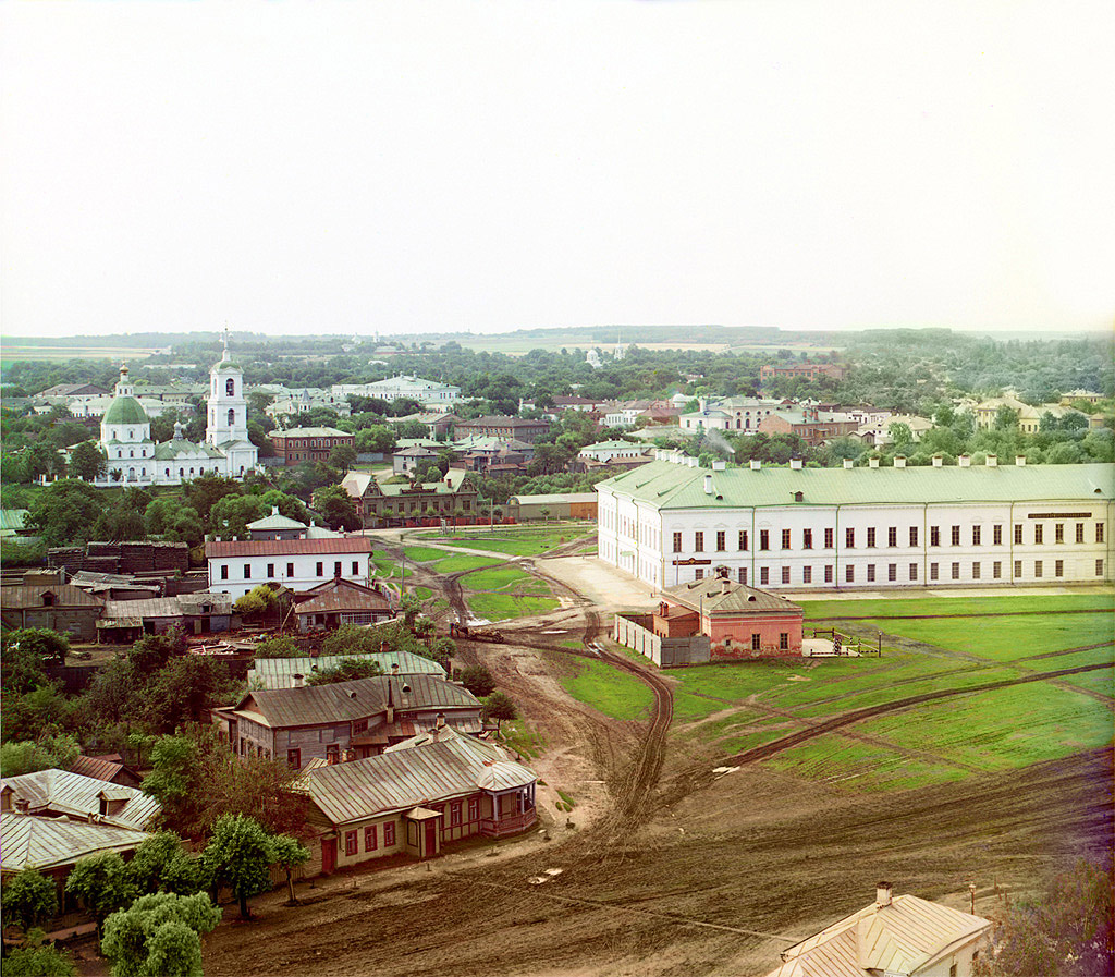 Рязань. Рязань. Общий вид с севера. 1912 год.