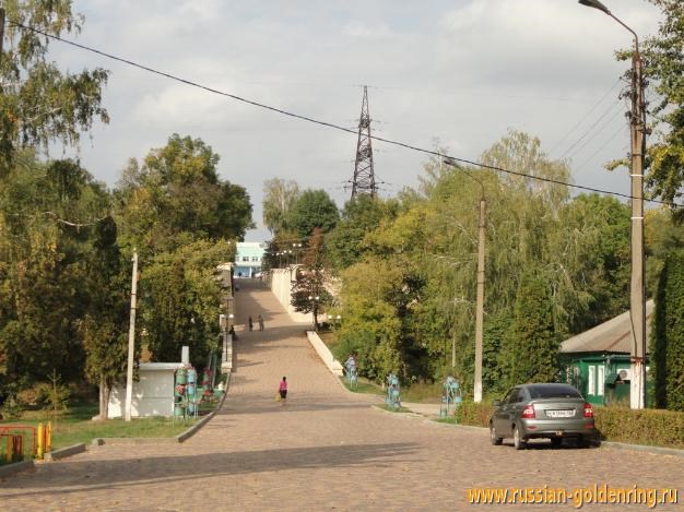 Достопримечательности Задонска. Улица Каменная гора