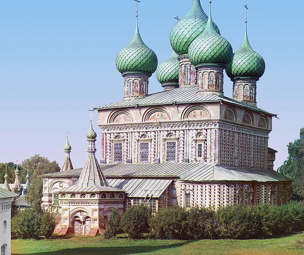 Кострома. Церковь Воскресения на дебрях (с другой стороны). 1910 год.