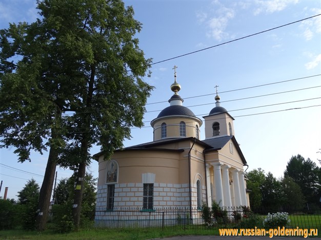 Достопримечательности Дмитрова. Вознесенская церковь в Новоникольском