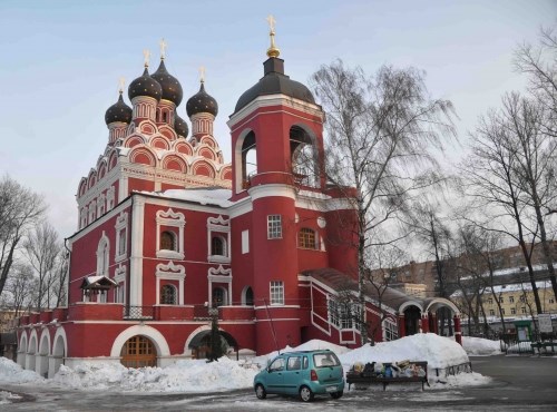 Храм Тихвинской иконы Божией Матери на Церковной Горке. Москва