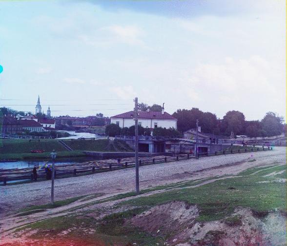 Шлиссельбург. Мост через Екатерининское устье. 1909 год.