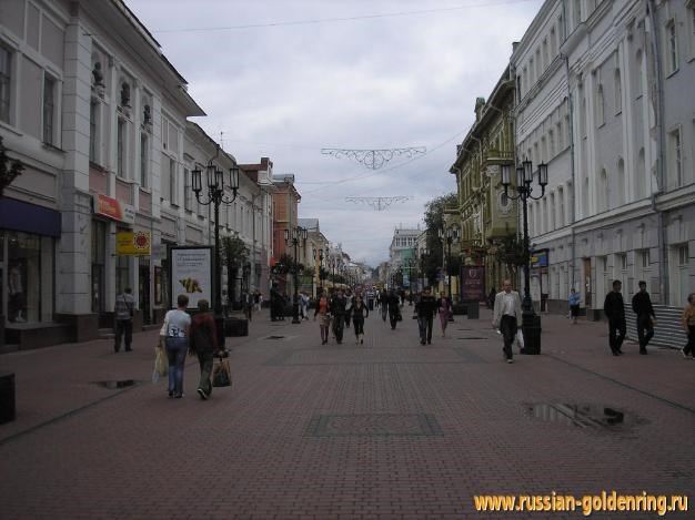 Достопримечательности Нижнего Новгорода. Пешеходная улица
