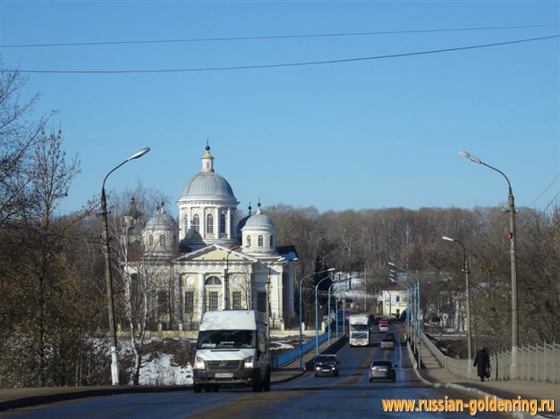Достопримечательности Торжка. Центральный мост через Тверцу