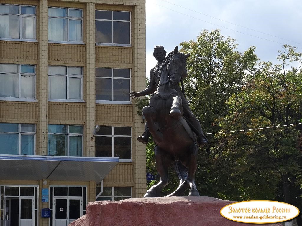 Памятник Евпатию Коловрату. Рязань