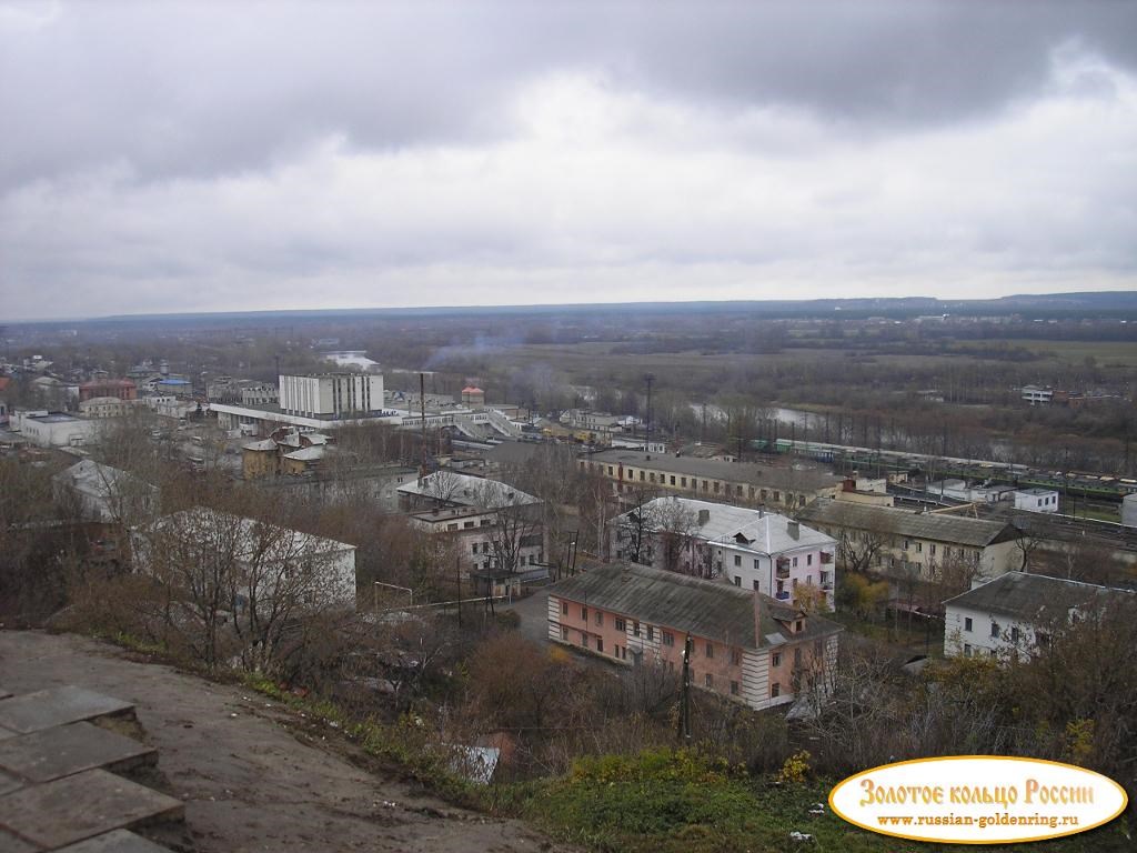 Соборная гора. Вид на центральный вокзал