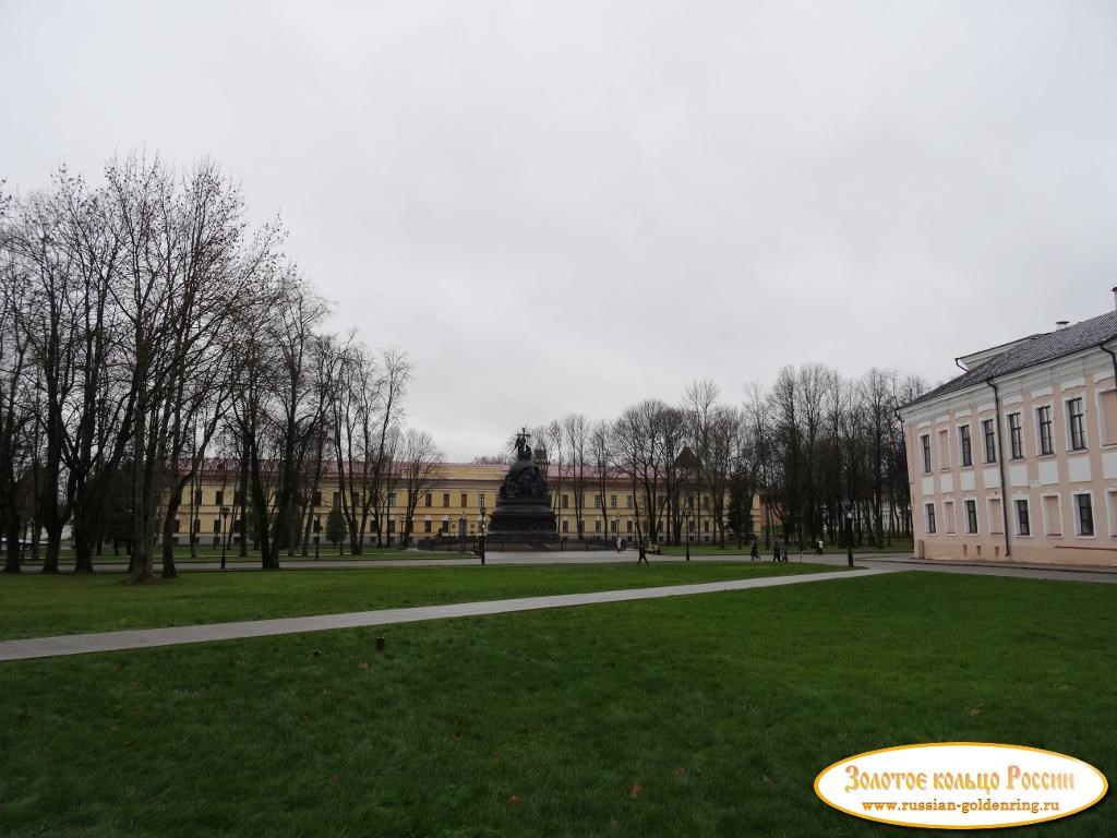 Новгородский Детинец (кремль). Центральная площадь