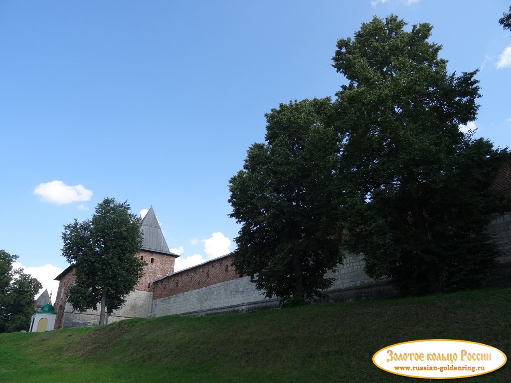 Зарайский кремль. Северная стена