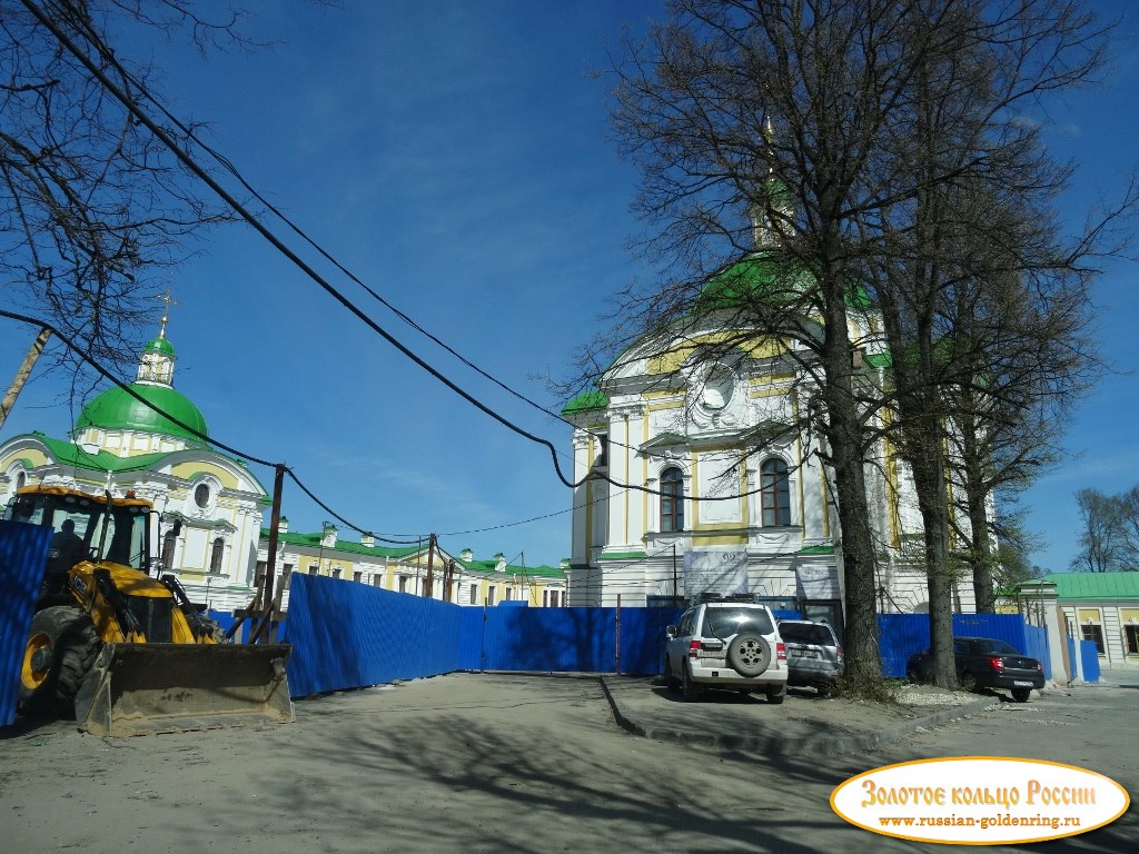 Путевой дворец Екатерины II. Проведение реставрационных работ (май 2015 года)