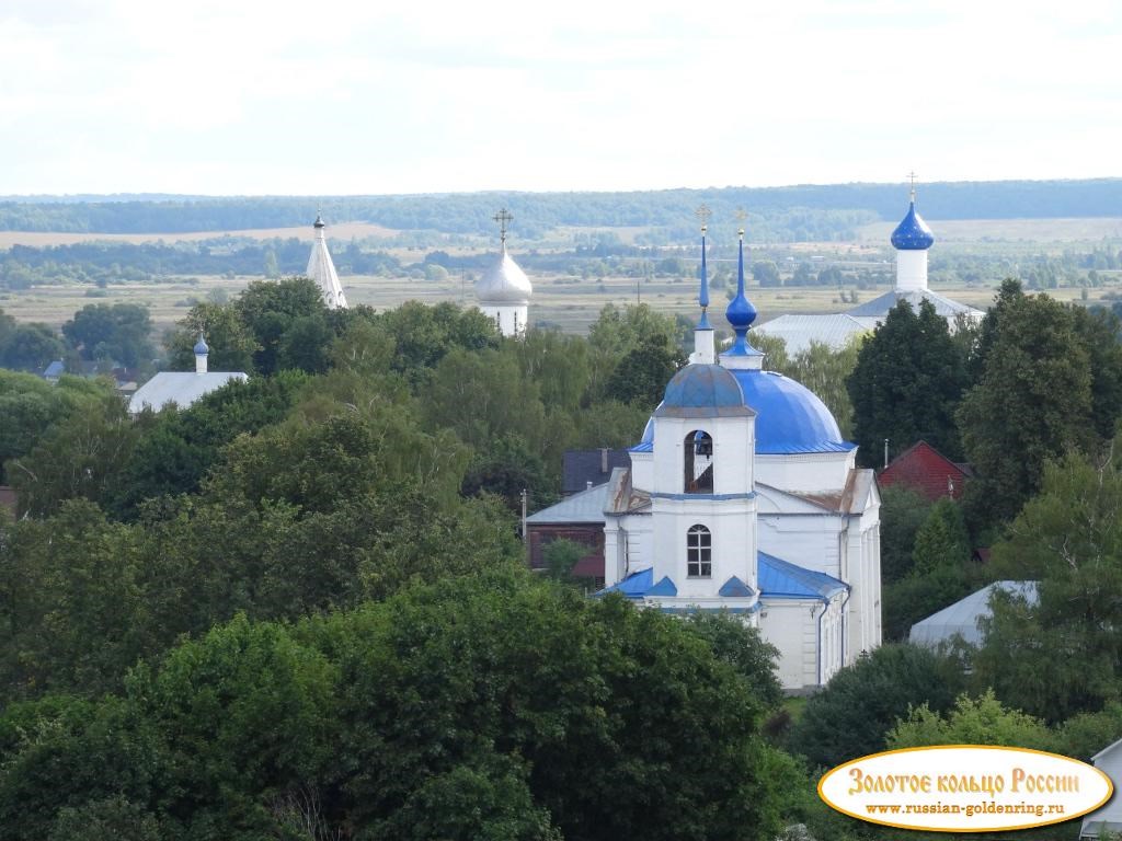 Горицкий монастырь (музей-заповедник). Вид на Сретенскую церковь и Данилов монастырь