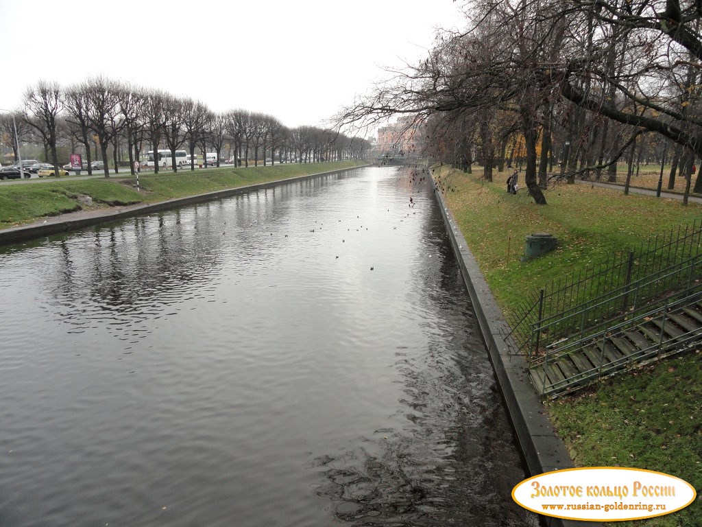 Река Мойка. Вид с Садового моста