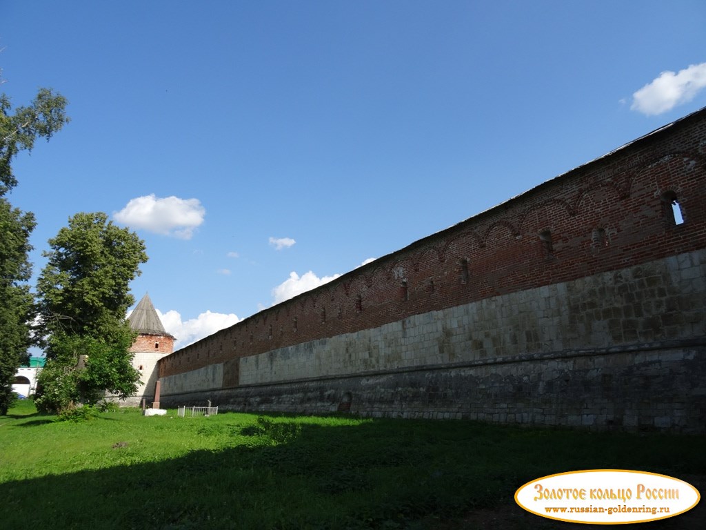 Зарайский кремль. Северная стена