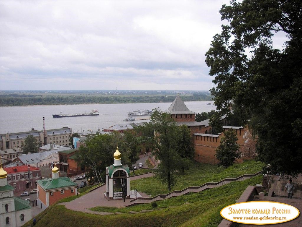 Нижегородский кремль. Вид со стороны Северной башни