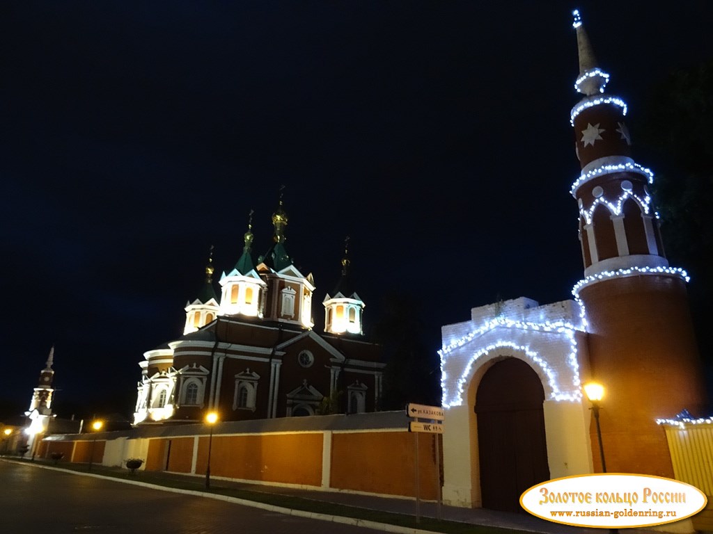 Брусенский монастырь. Вечерняя подсветка