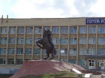 Достопримечательности Рязани. Памятник Евпатию Коловрату.  