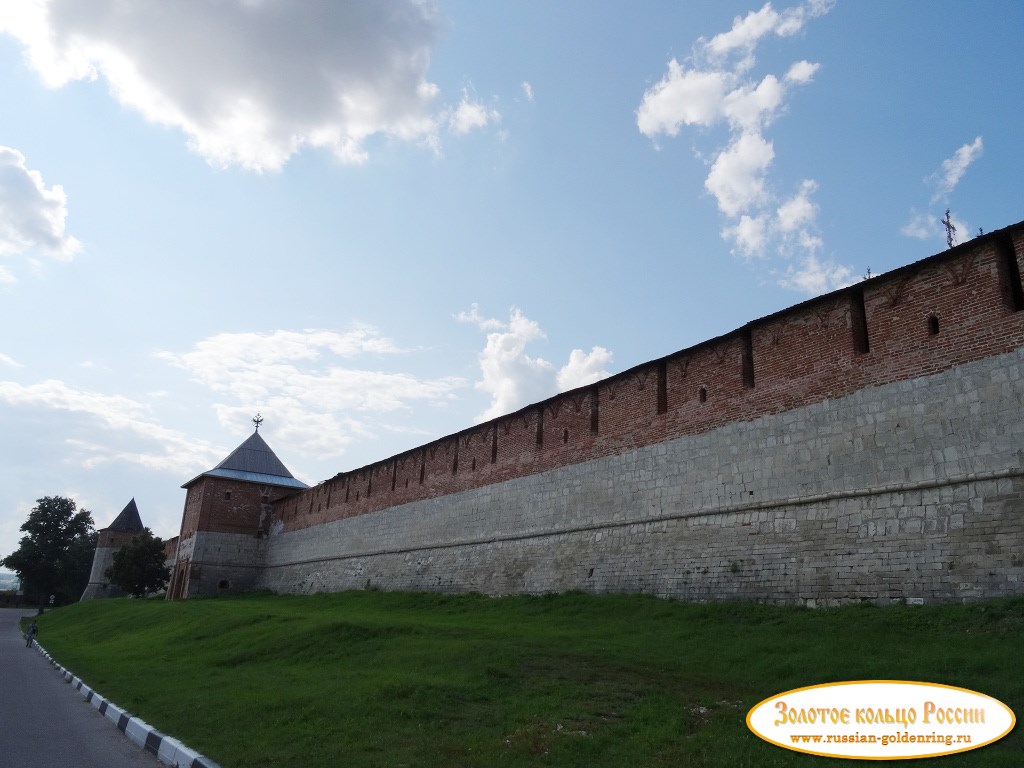 Зарайский кремль. Южная стена