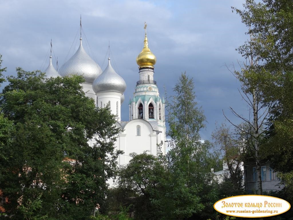 Часовня Владимирской иконы Божией матери. Вид на Софийский собор