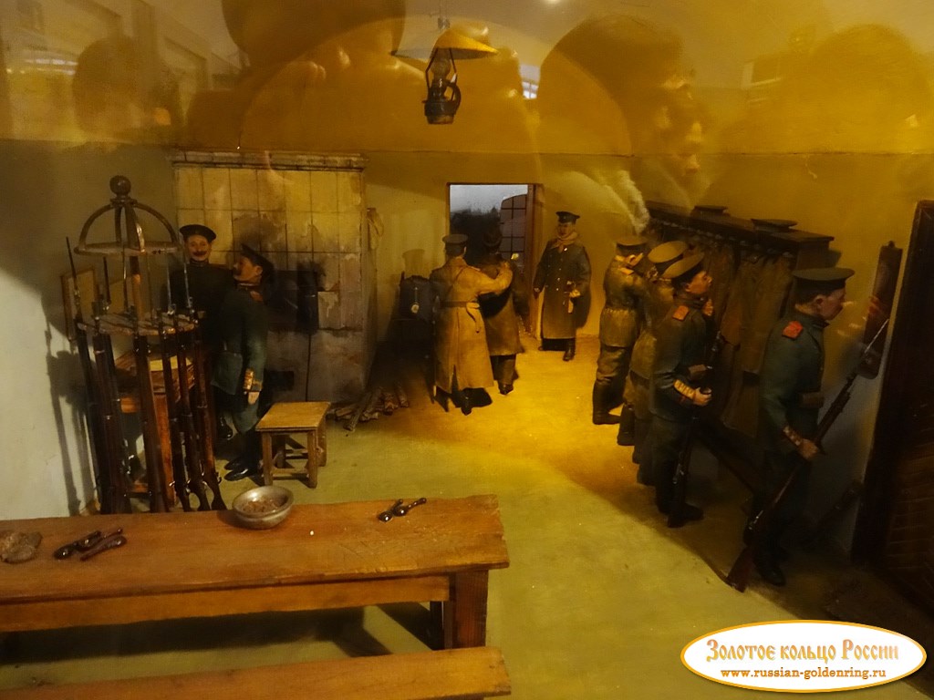 Тюрьма Трубецкого бастиона. Макет помещения внешней охраны