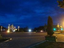 Достопримечательности Дмитрова. Дмитровский кремль. Вечерний вид кремля