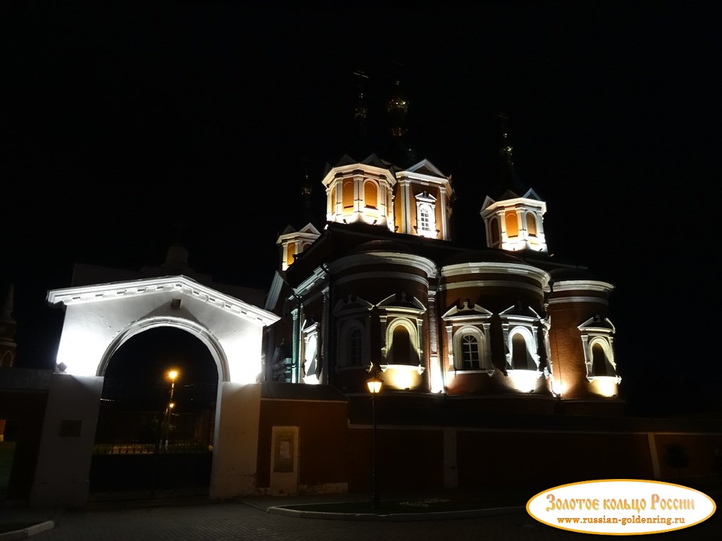 Коломенский Кремль. Подсветка Воздвиженского собора