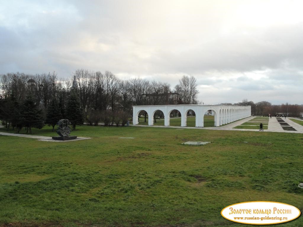 Ярославово Дворище. Торговая площадь