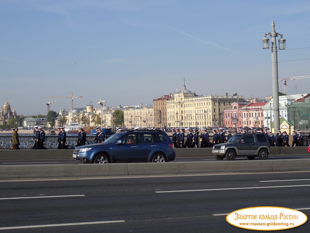 Благовещенский мост. Полотно моста