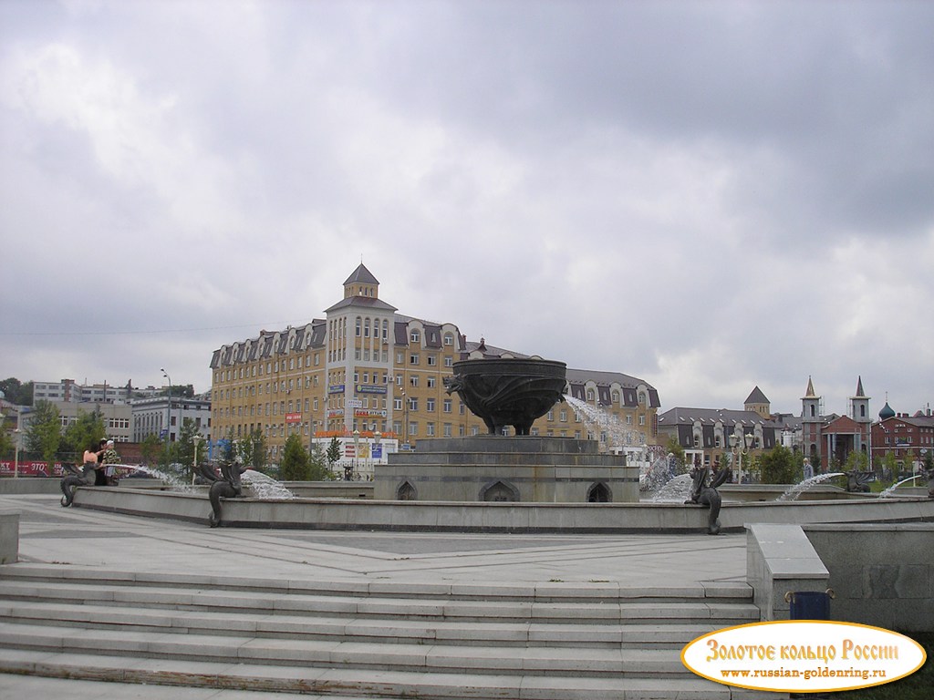 Парк тысячелетия Казани (парк Миллениум). Фонтан 