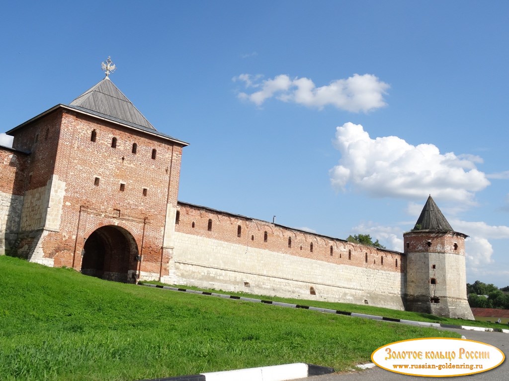 Зарайский кремль. Западная стена