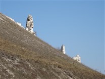. Дивногорье. Меловые столбы