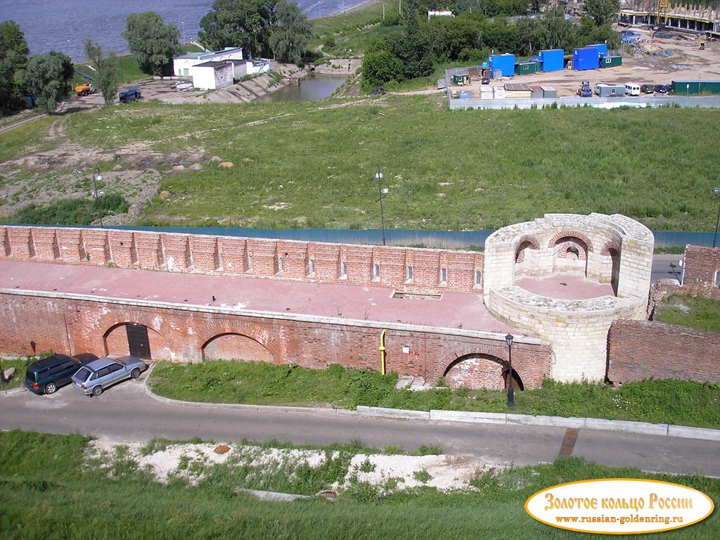 Казанский кремль. Руины Северо-восточной башни