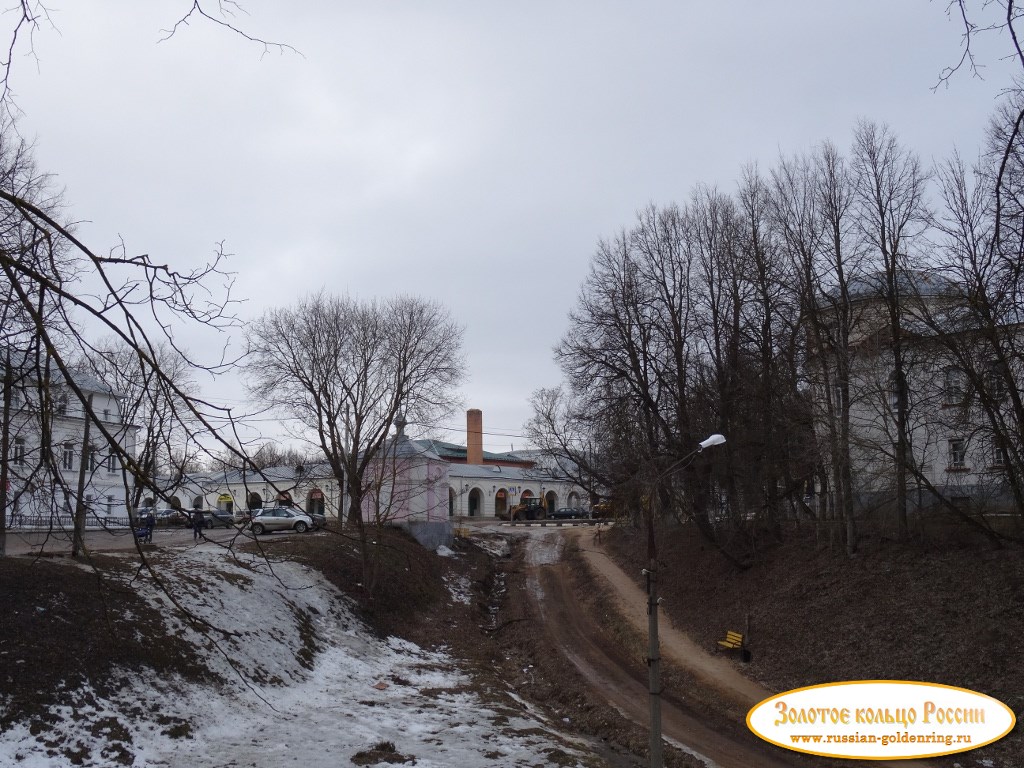 Верейский кремль. Вид на исторический центр города