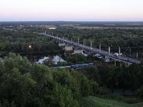 Достопримечательности Владимира. Соборная гора. Мост через Клязьму