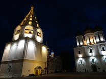 Достопримечательности Коломны. Соборная площадь. Собор и колокольня