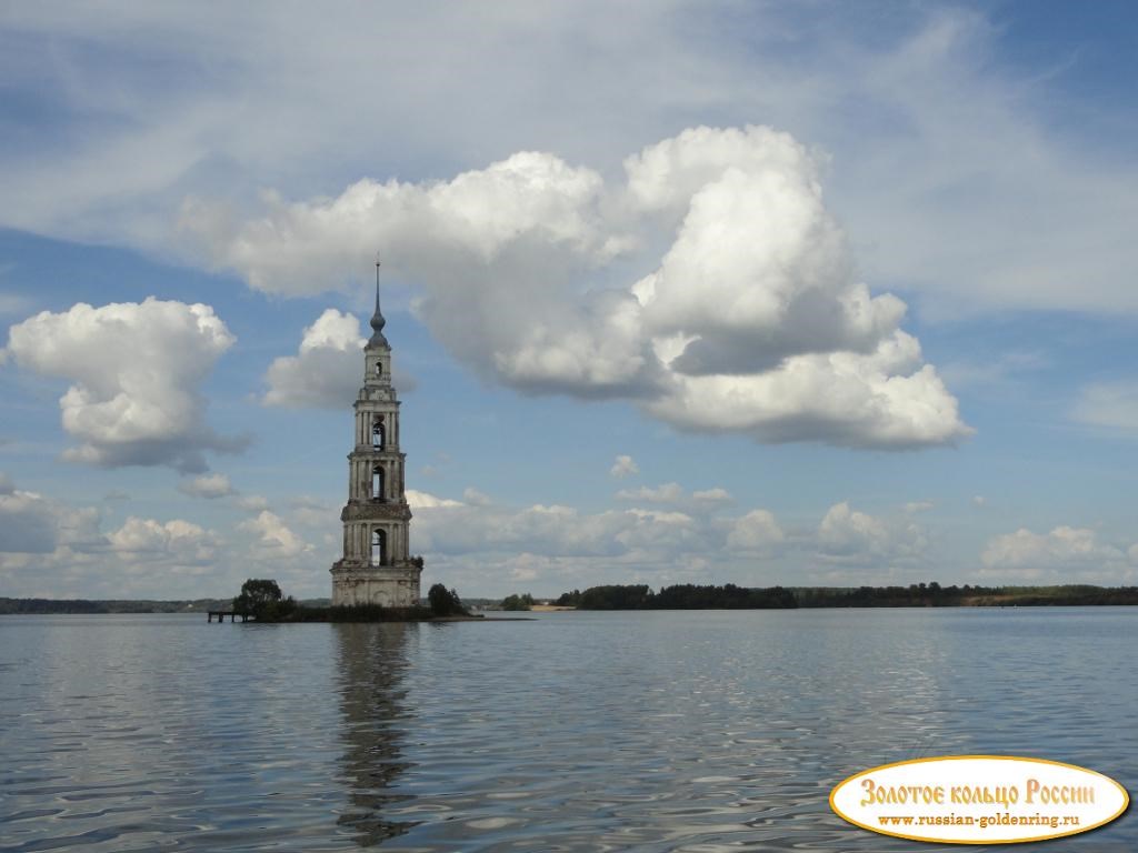 Угличское водохранилище. Колокольня Никольского собора