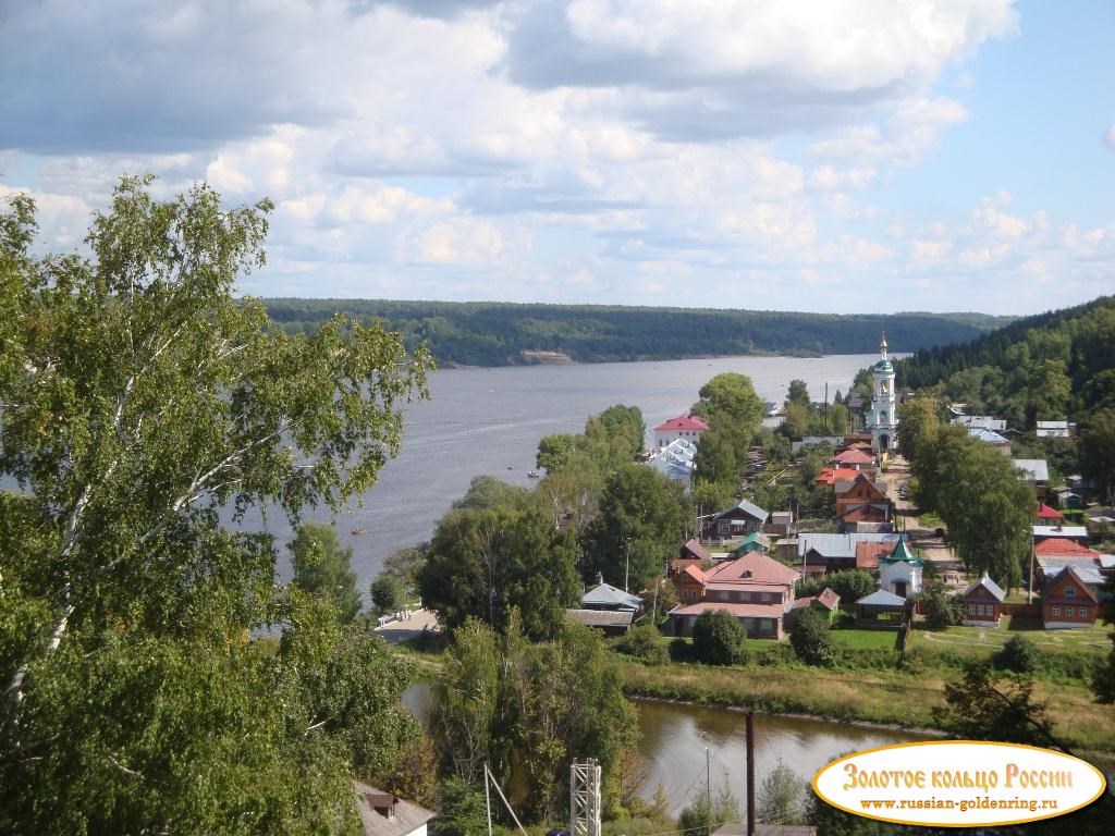 Соборная гора (гора Cвободы). Старинный городок на Волге