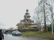 Достопримечательности Суздаля. Музей деревянного зодчества. Вид с Пушкарской улицы