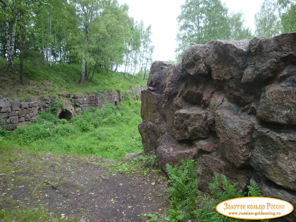 Восточно-выборгские укрепления. Каменная кладка