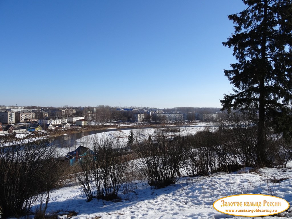 Церковь Вознесения Господня (деревянная). Ледоход на реке Тверца