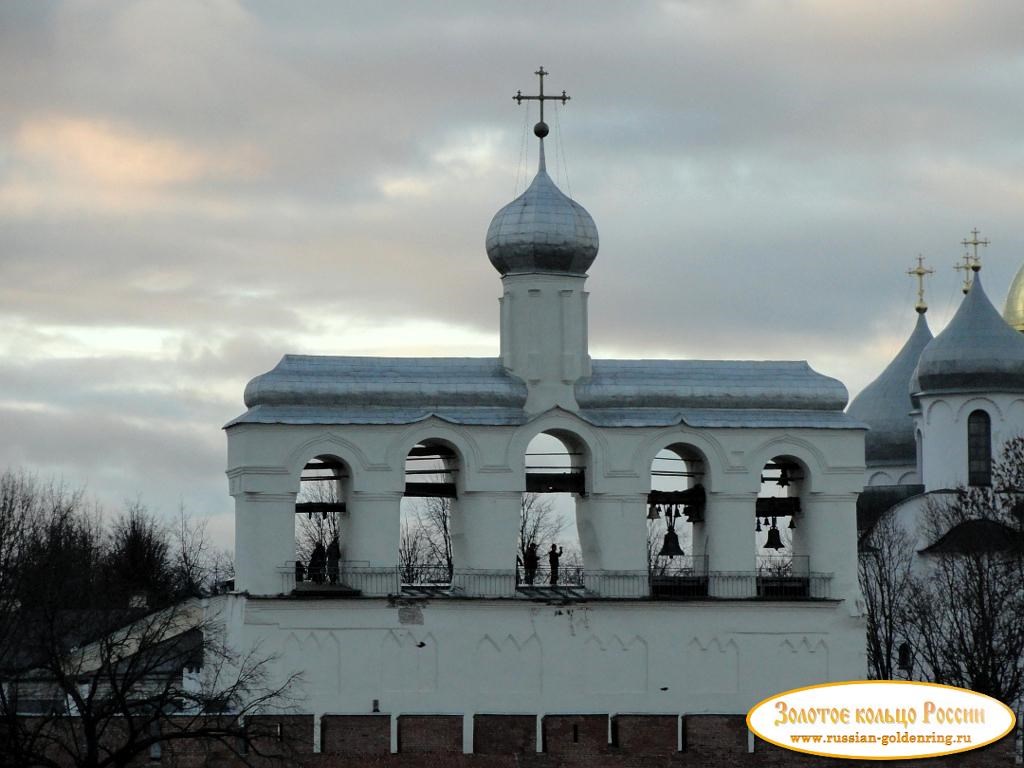 Звонница Софийского собора. Вид с Горбатого моста