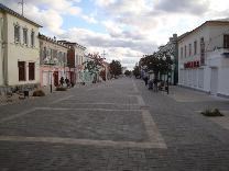 Достопримечательности Ельца. Пешеходная улица.  