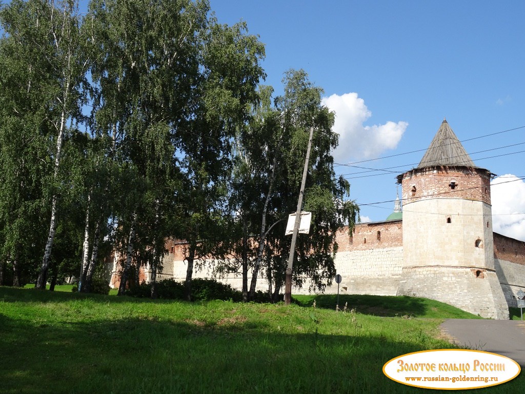 Зарайский кремль. Западная стена