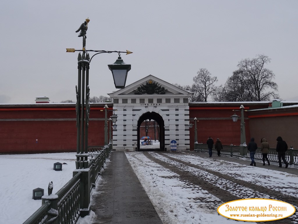 Петропавловская крепость. Ворота Иоанновского равелина