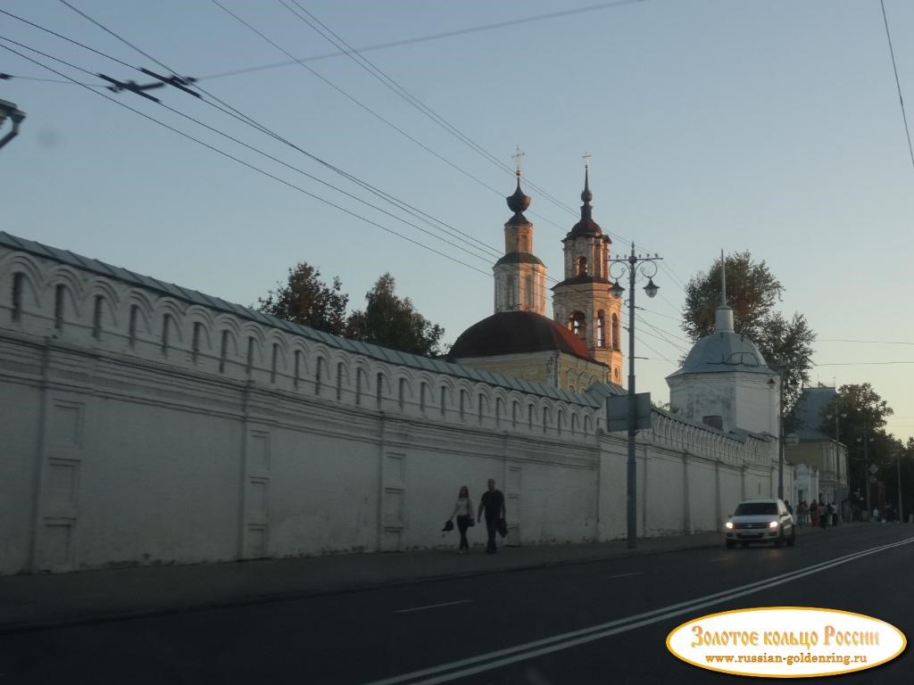 Богородице-Рождественский монастырь. Вид с Большой Московской улицы