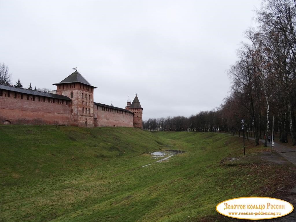 Новгородский Детинец (кремль). Ров