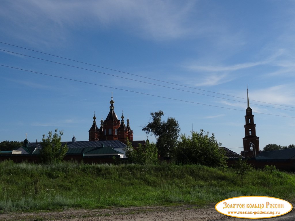 Богородицко-Тихоновский Тюнинский женский монастырь. Вид с северной стороны