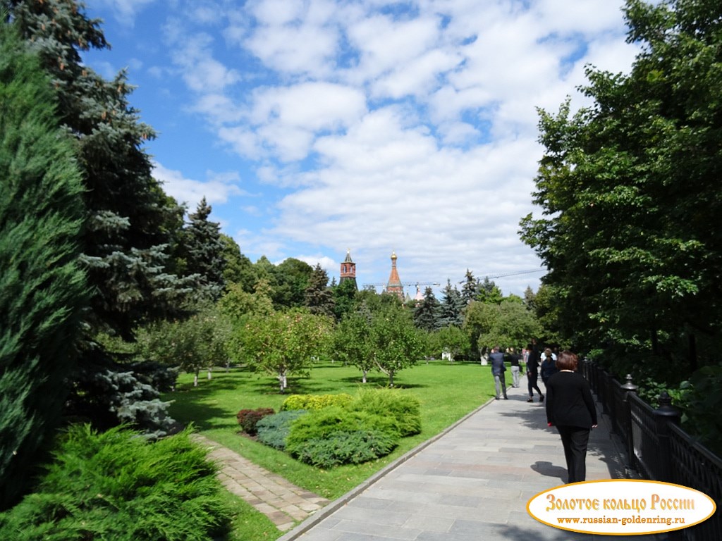 Московский кремль. Большой Кремлёвский сквер