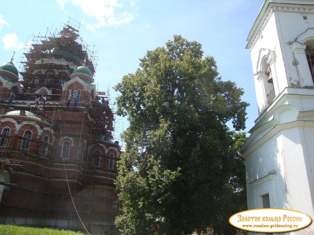 Спасо-Бородинский монастырь. Собор с колокольней